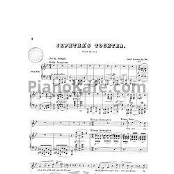 Ноты А. Йенсен - Кантата "Дочь Иеффты" для солистов, хора и оркестра (Op. 26) - предпросмотр