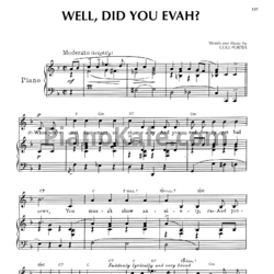 Ноты Cole Porter - Well, did you Evah? - предпросмотр