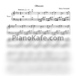 Ноты Denis Stelmakh - Obscure - предпросмотр
