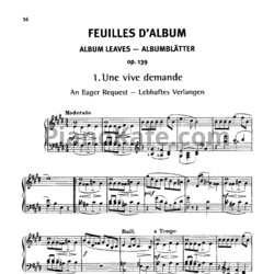 Ноты Александр Гречанинов - 10 листков из альбома для фортепиано (Op. 139)