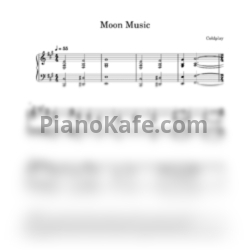 Ноты Coldplay - Moon music - предпросмотр