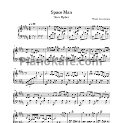 Ноты Sam Ryder - Space man (United Kingdom)