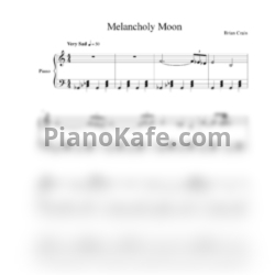 Ноты Brian Crain - Melancholy moon - предпросмотр
