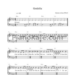 Ноты Eminem feat. Juice WRLD - Godzilla
