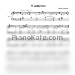 Ноты Denis Stelmakh - What remains - предпросмотр