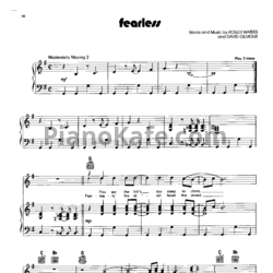 Ноты Pink Floyd - Fearless - предпросмотр