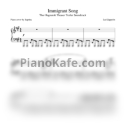 Ноты Led Zeppelin - Immigrant song - предпросмотр