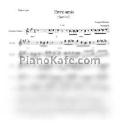 Ноты Angelo Debarre - Entre amis
