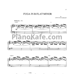 Ноты Giovanni Marradi - Fuga in B flat minor - предпросмотр
