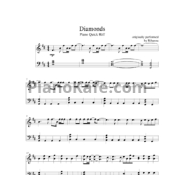 Ноты Rihanna - Diamonds (Версия 2) - предпросмотр