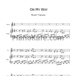 Ноты Axwell and Ingrosso - On my way