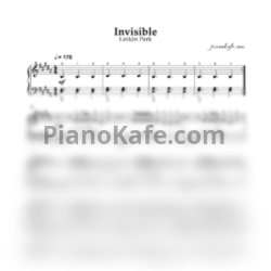 Ноты Linkin Park - Invisible (Acoustic) - предпросмотр