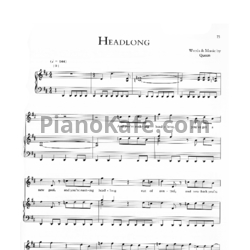 Ноты Queen - Headlong - предпросмотр