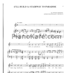 Ноты George Gershwin - (I'll build a) Stairway to paradise - предпросмотр