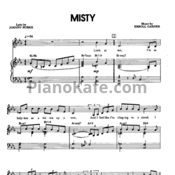 Ноты Erroll Garner - Misty - предпросмотр