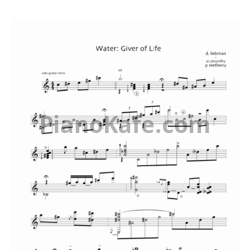 Ноты Pat Metheny - Water: Giver of life - предпросмотр