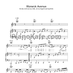 Ноты Duffy - Warwick avenue