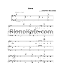 Ноты Ed Sheeran - Dive (Версия 2) - предпросмотр