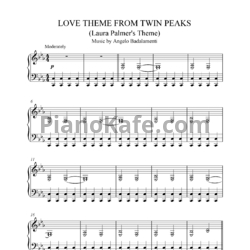 Ноты Angelo Badalamenti - Laura Palmer's theme - предпросмотр