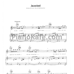 Ноты Sade - Jezebel - предпросмотр