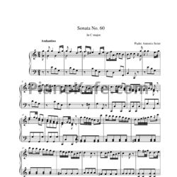 Ноты Antonio Soler - Sonata No. 60 in C major - предпросмотр