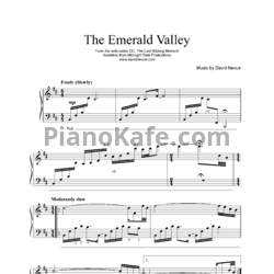 Ноты David Nevue - The emerald valley - предпросмотр