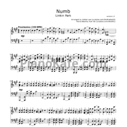 Ноты Linkin Park - Numb (Версия 2) - предпросмотр