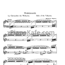 Ноты Рихард Вагнер - Walkurenritt - предпросмотр