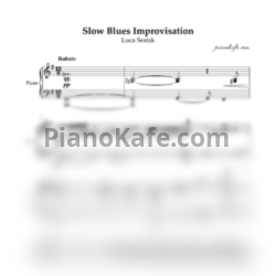 Ноты Luca Sestak -  Incredible blues (Slow blues improvisation)