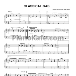 Ноты Mason Williams - Classical gas