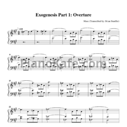 Ноты Muse - Exogenesis: Symphony part 1 (Overture) - предпросмотр