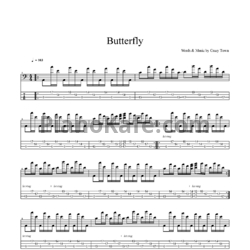 Ноты Crazy Town - Butterfly - предпросмотр