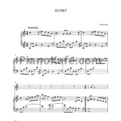 Ноты Alicia Keys - Diary - предпросмотр