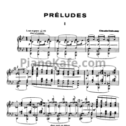 Ноты Claude Debussy - Дельфийские танцовщицы - предпросмотр
