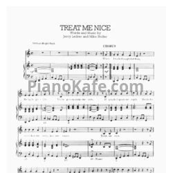 Ноты Elvis Presley - Treat me nice - предпросмотр