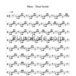 Ноты Muse - Dead inside - предпросмотр