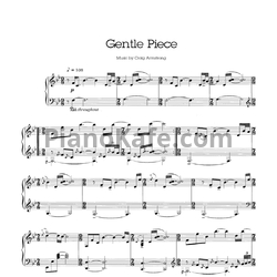 Ноты Craig Armstrong - Gentle Piece - предпросмотр