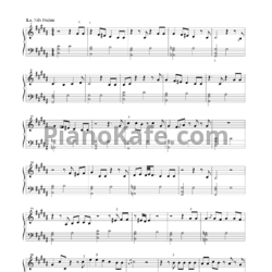 Ноты Nils Frahm - La - предпросмотр