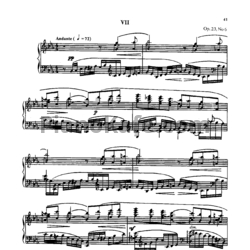 Ноты Сергей Рахманинов - Прелюдия (Oр. 23, №6) Es-dur - предпросмотр