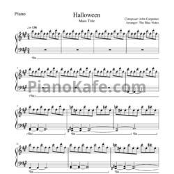 Ноты John Carpenter - Halloween theme