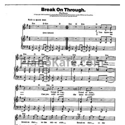 Ноты The Doors - Break on through