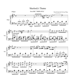 Ноты David Arnold and Michael Price - Sherlock's theme (Версия 2) - предпросмотр