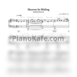 Ноты IMMINENCE - Heaven in hiding (Piano cover) - предпросмотр