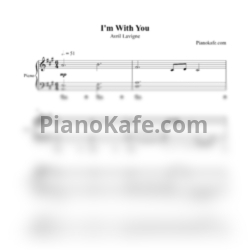 Ноты Avril Lavigne - I'm with you (Piano cover) - предпросмотр