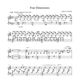 Ноты Ludovico Einaudi - Four dimensions - предпросмотр