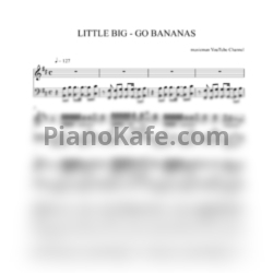 Ноты Little Big - Go bananas (mm cover) - предпросмотр