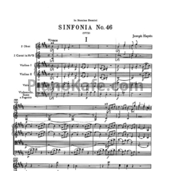 Ноты Йозеф Гайдн - Симфония №46 си мажор (Партитура) - предпросмотр