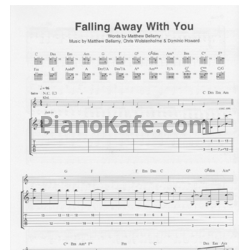 Ноты Muse - Falling away with you - предпросмотр