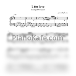Ноты George Davidson - L for love - предпросмотр