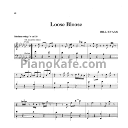 Ноты Bill Evans - Loose bloose - предпросмотр